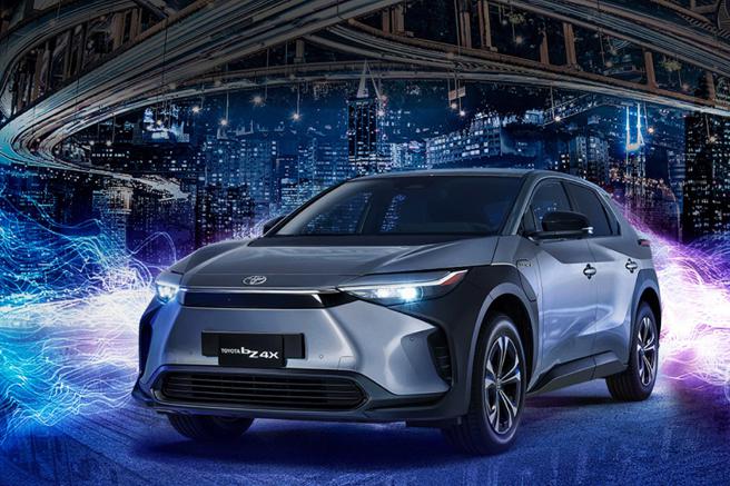 和运TOYOTA纯电休旅bZ4X 日租8800（业者提供）