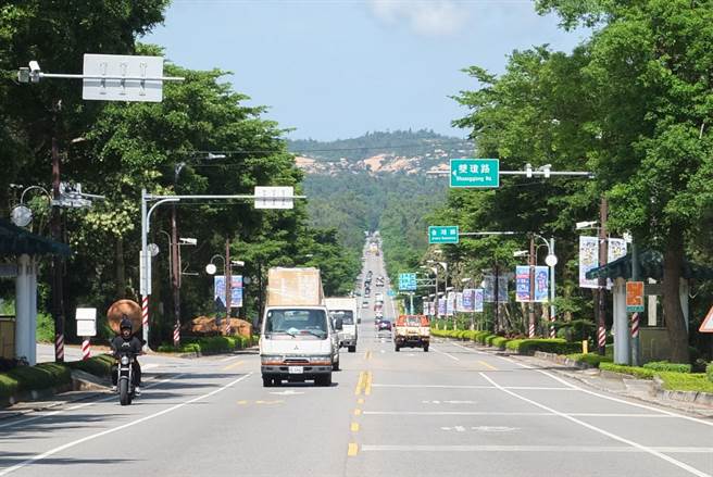 建置金门环岛自行车系统-伯玉路优化由县府主责执行。（县府提供）