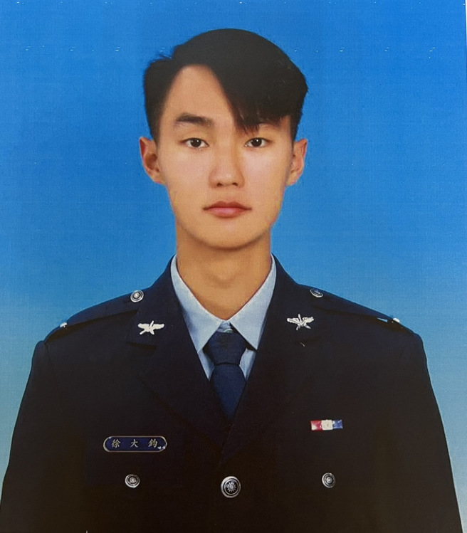 殉职飞官 徐大钧。（国防部提供）
