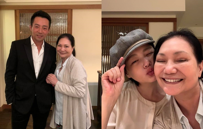 S妈日前公开表态「小菲我还是很爱他的」，让韩网友内心不平衡。（图／FB@黄春梅）