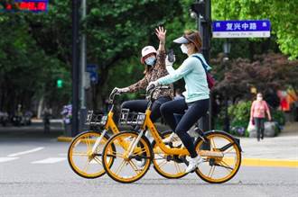 上海共享單車早高峰騎行量 較上周同期漲535％