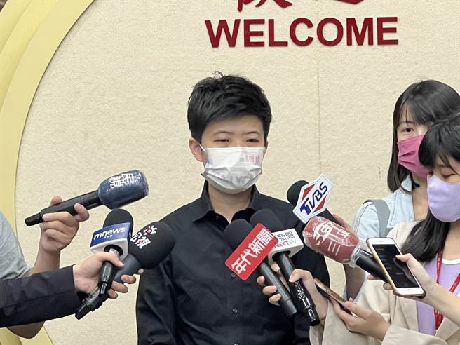 台北市议员苗博雅。（黄婉婷摄）