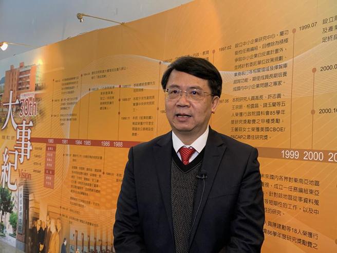 （中華經濟研究院長張傳章。圖／陳碧芬）