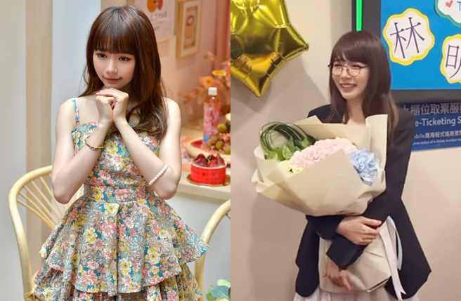 林明祯昨现身活动，以新造型示人。（图／翻摄自minchen333 IG）