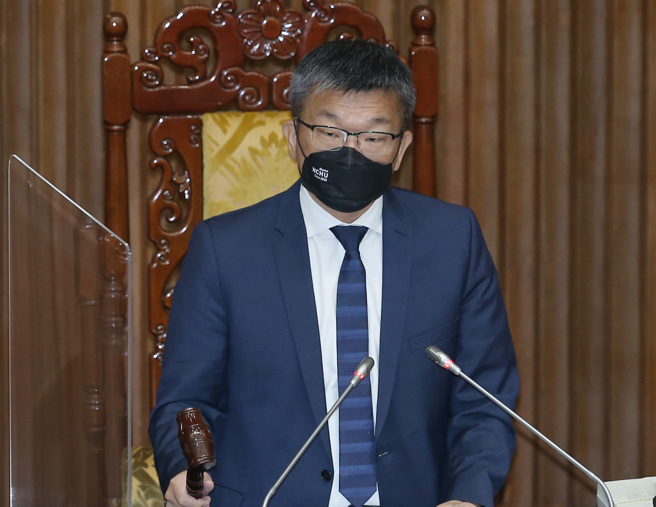 立法院副院长蔡其昌。（姚志平摄）