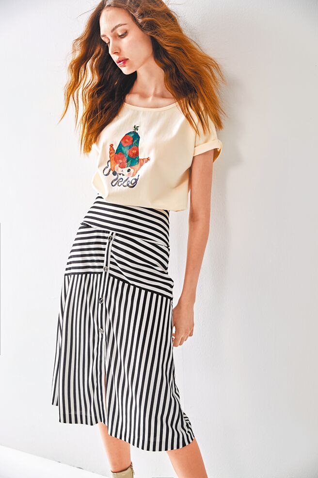 iROO携手艺术家陈姵含，即日起至7月9日推出守护、陪伴T-Shirt，销售义卖所得全数捐赠天使心家族基金会。（iROO提供）