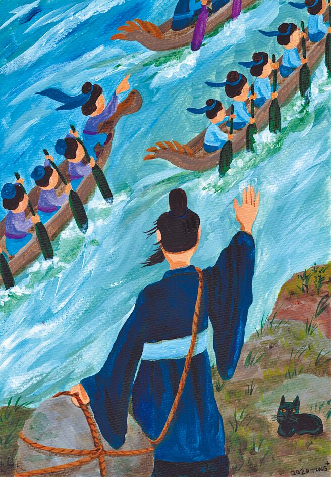 划龙舟的由来⊙图／童嘉