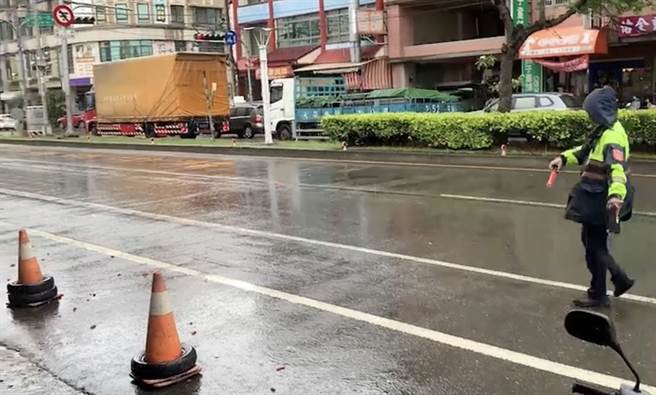 因應端午節連續假期，大雅警分局為疏導車潮特規畫交通勤務。（警方提供／陳世宗台中傳真）