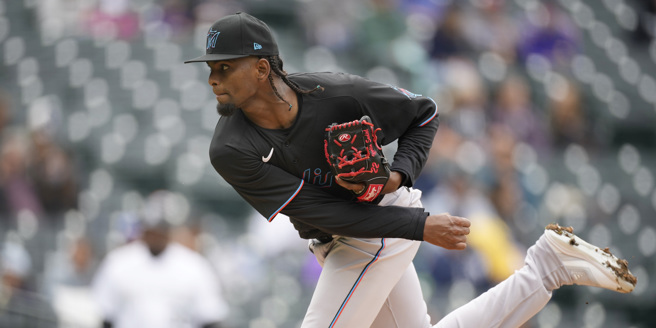 马林鱼先发投手卡布瑞拉创下联盟新纪录(美联社)