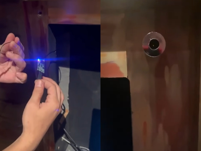 高雄小港一家摩铁装针孔偷拍 ，孕妻遭业者呛「老板是检察官」，女老板认了:老公是前检察官。(翻摄自爆废公社公开版）