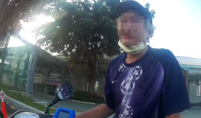 酒駕車子遭扣，豬隊友借友機車又酒駕，哀喊:新陳代謝差。(戴志揚翻攝)