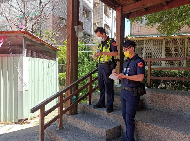 台中太平區立德公園1隻貓咪疑遭虐死，警方表示：「已受理並積極追查中」。（圖／警方提供）