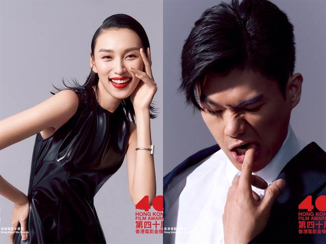 王丹妮（左）、柯煒林分別以《梅艷芳》跟《濁水漂流》入圍香港電影金像獎最佳新演員。（香港電影金像獎提供）