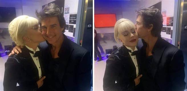 女神卡卡和阿汤哥惺惺相惜（摘自Lady Gaga脸书）