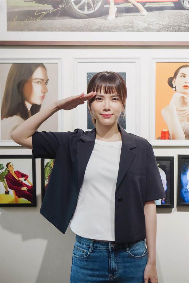 方語昕如願飾演女警。（TVBS提供）