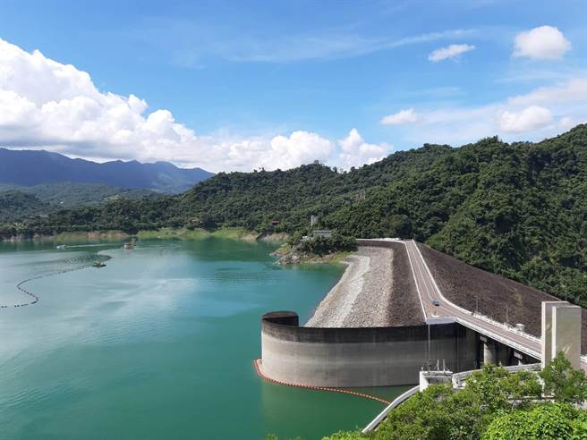 曾文水庫2日蓄水率已破43％。（劉秀芬攝）