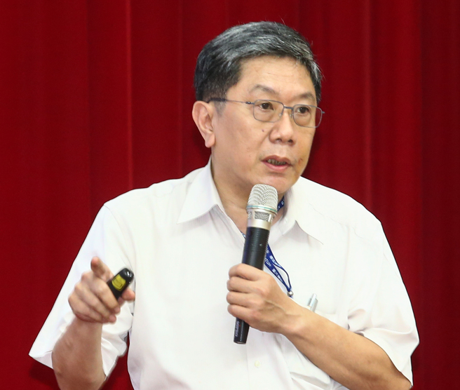 卫福部传染病防治谘询会预防接种组（ACIP）召集人李秉颖。（资料照片／邓博仁摄）