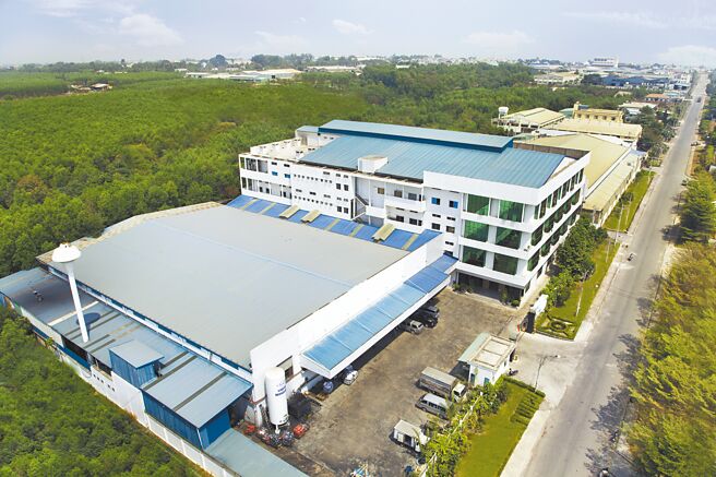 台灣優力膠業公司設於越南的寬敞生產基地。圖／業者提供