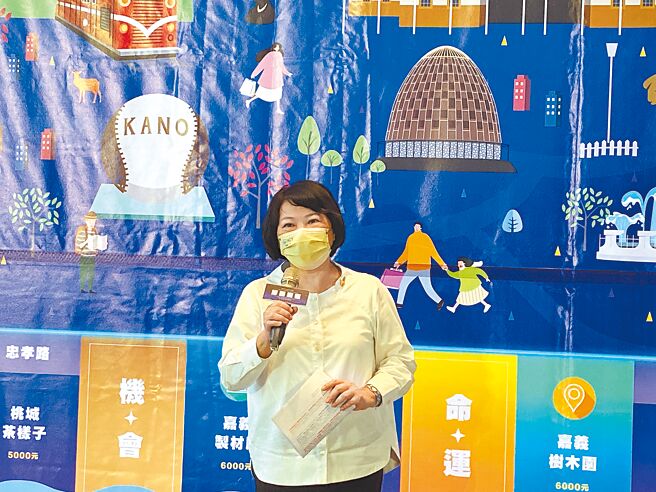 嘉义市长黄敏惠稳扎稳打争取连任。（廖素慧摄）