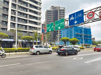 新北重新橋機車道區間測速 全台首設