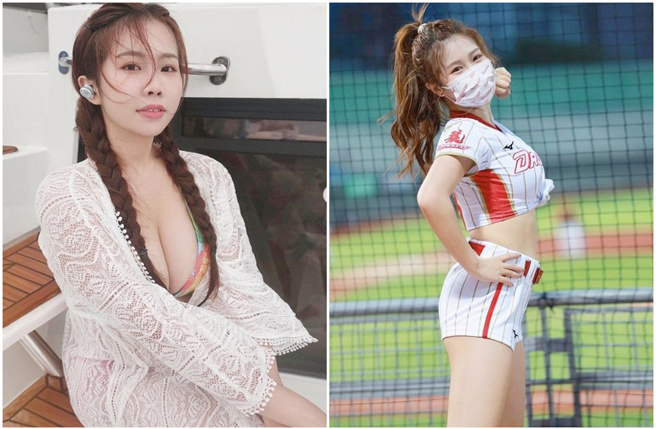 味全龙啦啦队小龙女成员「赖可LIKE」。(kawai_1023 IG)