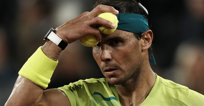 纳达尔长期受舟状骨发炎伤势影响(美联社资料照)
