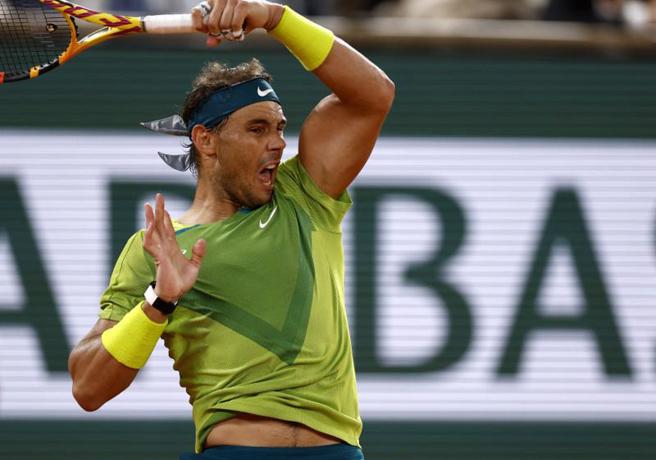 「西班牙蛮牛」纳达尔寻求生涯第14座法网金杯与第22座四大赛冠军，在法网男单4强激战德国好手小祖维瑞夫。（路透）