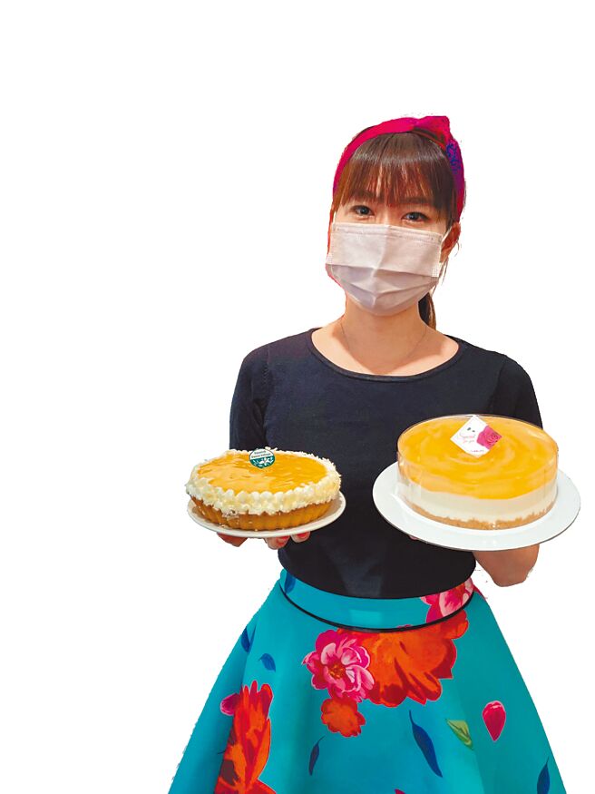 亞尼克推日本山形縣白桃蛋糕、派塔，售價920元起。（朱世凱攝）