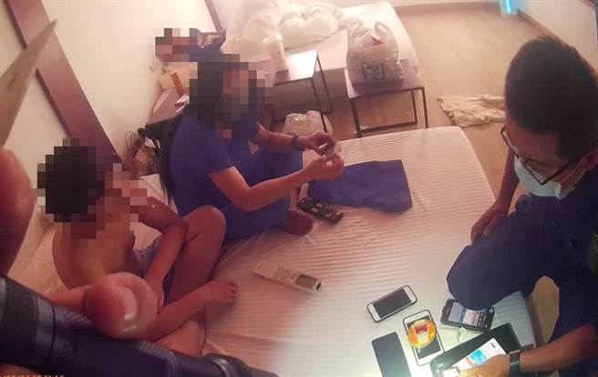 顏女租下民宿开毒趴，传出K味引来警方上门。（读者提供／程炳璋台南传真）