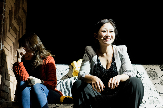 徵婚起笑观眾互动。(图/大好书屋提供)