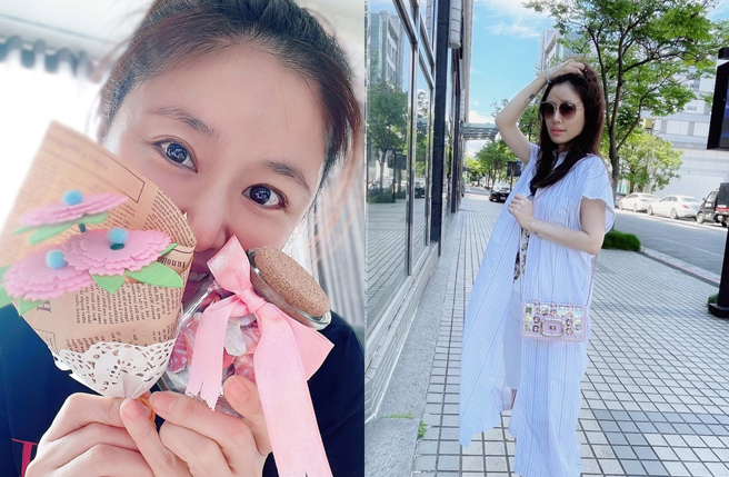 林心如被指衣着宽松怀二胎。（图／翻摄自loveruby_official IG）