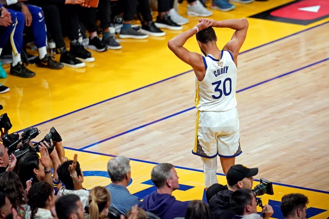 柯瑞坦承G1輸球之後有點失眠了。(路透資料照)