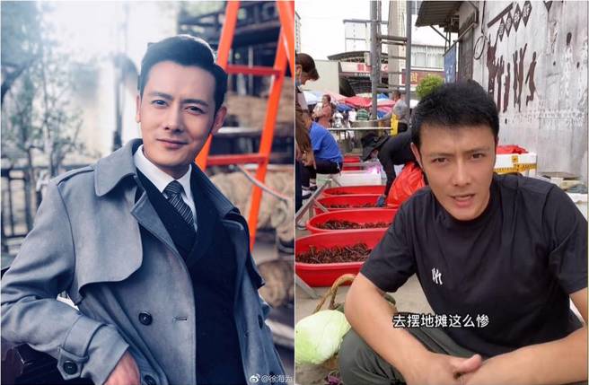 徐海为回老家务农、摆摊。（图／取材自徐海为微博、抖音）