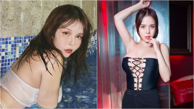 陳香菱這次化身為人體肉粽。(圖/陳香菱 IG)