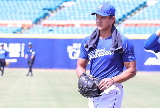 富邦悍將江少慶。（富邦悍將提供）