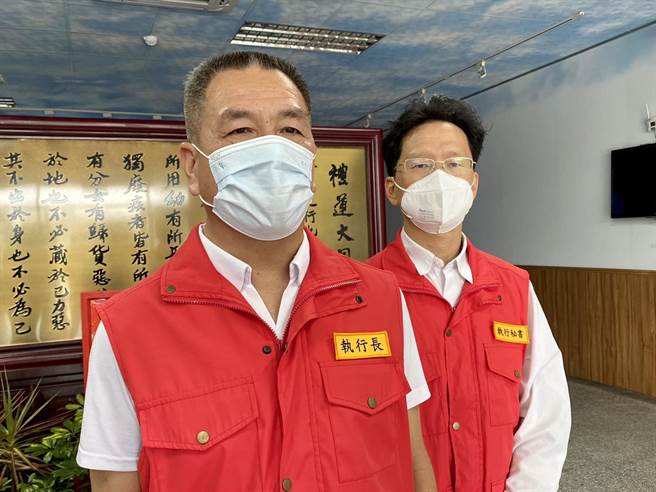 金門今日新增97例確診，縣府說明最新疫情狀況。（縣府提供）