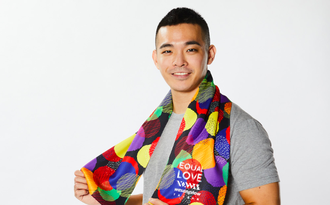 花生骚「虹彩系列」图腾重组设计美学迎接同志骄傲月。（花生骚提供）
