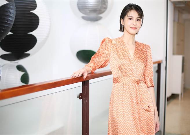 曾沛慈散发新婚小女人的幸福甜蜜。（陈俊吉摄）