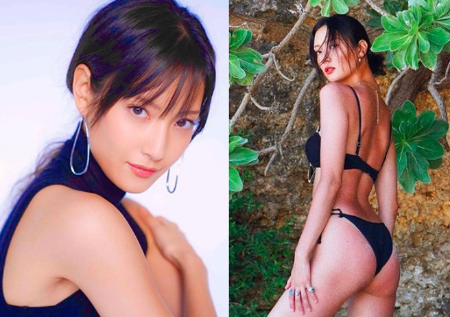 菜菜绪拥有172cm高挑身材及冷艷精致脸蛋，一双逆天长腿被封为「日本腿精」。（图／取自菜菜绪IG）