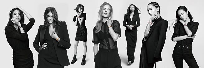 欧米茄透过世界各地不同代表的杰出女性领军，展现该品牌和女性深远的渊源与独特魅力。图／台湾欧米茄提供