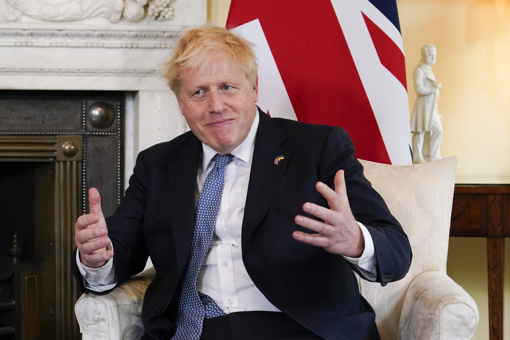 英国首相强生（Boris Johnson）。图/美联社(photo:ChinaTimes)