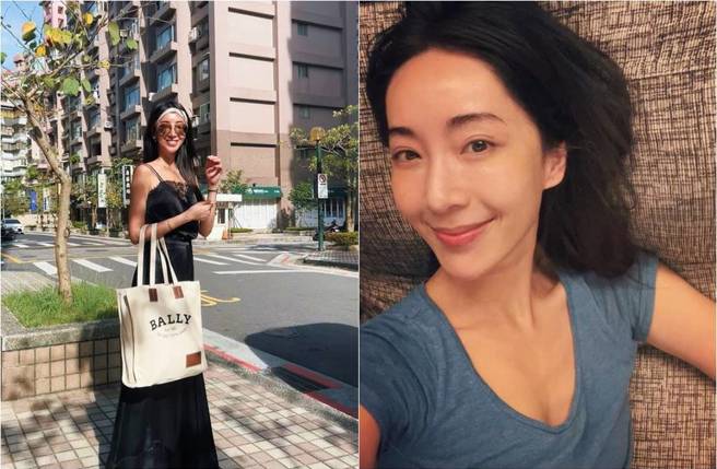 隋棠的膚色（左圖）明顯黑了一階。（圖／取材自隋棠 Instagram）