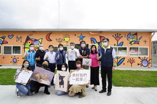 图为台北市动物之家中继园区开幕记者会。（北市府提供／杨亚璇台北传真）
