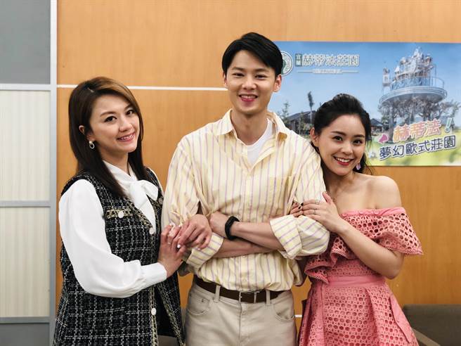 方琦跟罗子惟、苗真有许多对手戏。（民视提供）