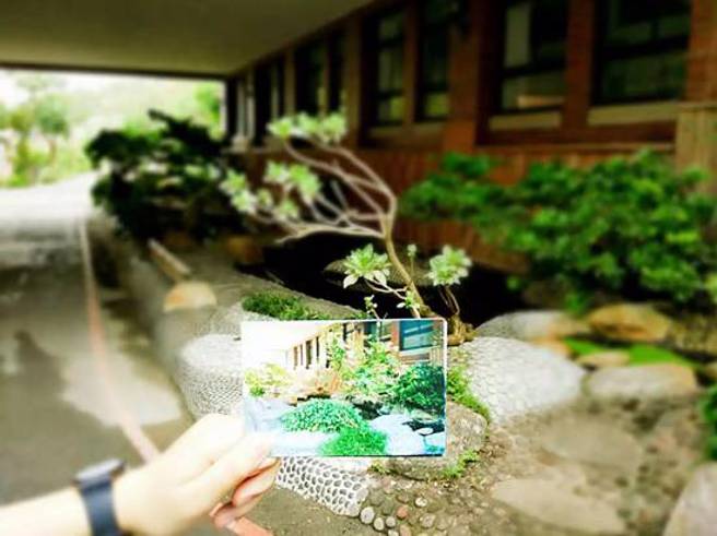 拿著你給的相片，走過你來時的路。（作者提供）