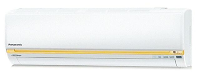神脑国际的Panasonic精致型5-7坪变频 冷暖空调，定价4万200元，促销价3万6180元，独家赠送Concern i小漾按摩枪。（神脑国际提供）