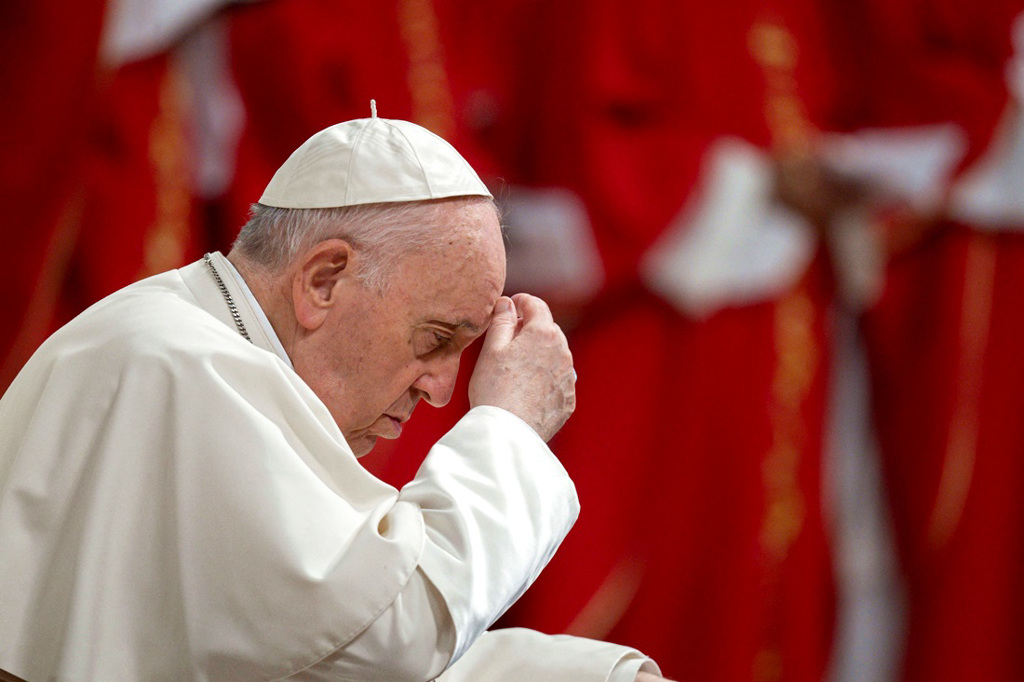 外传85岁的天主教教宗方济各（Pope Francis）可能提前退位。（资料照／路透社、教廷官方电视台Vatican Media）(photo:ChinaTimes)