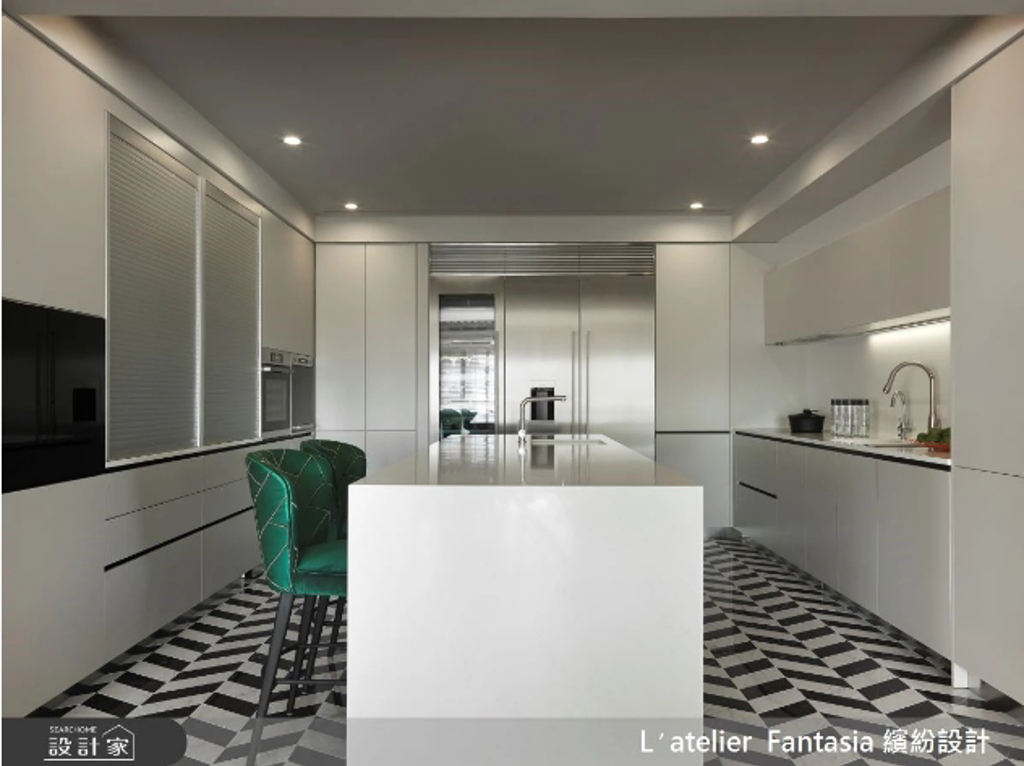 透過豪宅設計思維 打造優雅、舒適與幸福廚房空間！(圖/L′atelier Fantasia 繽紛設計)