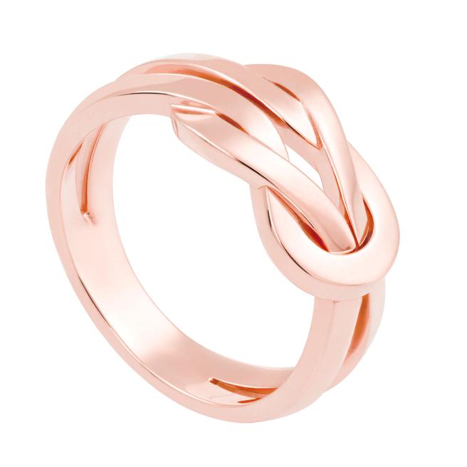 FRED的Chance Infinie 玫瑰金戒指，8万3600元。（FRED提供）