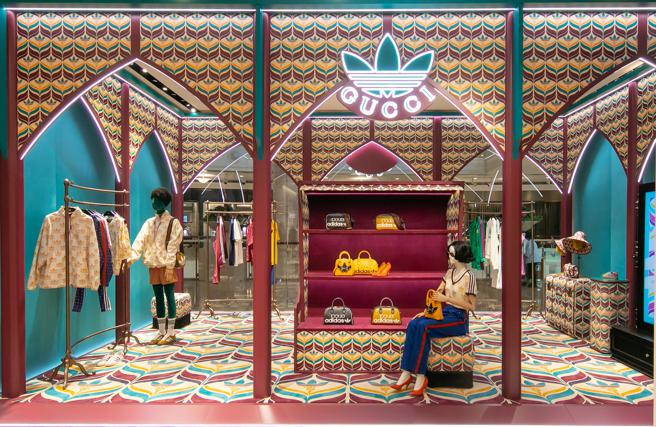 台北101限時店中店。（Gucci提供）